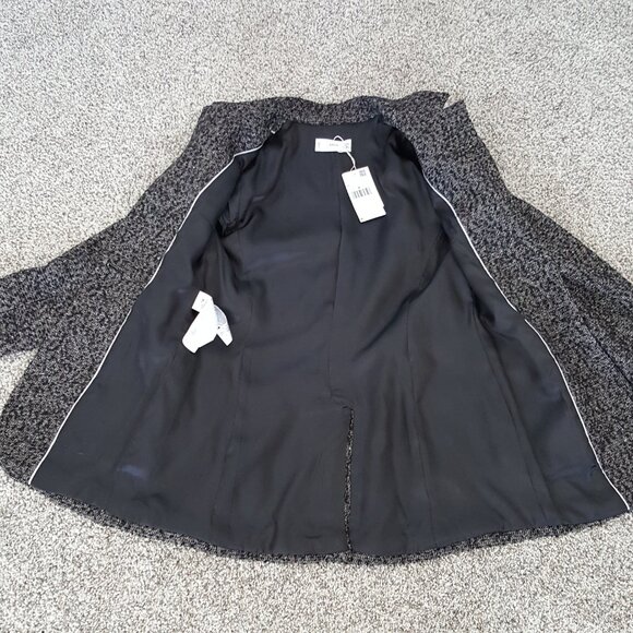 Elbow Patches Warm MANGO Blazer Wool Cotton Knit Pockets - Picture 7 of 13